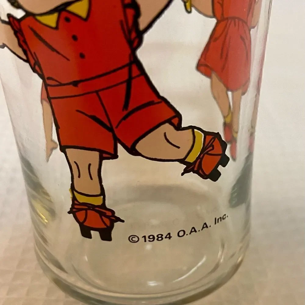 Cabbage Patch Kids Child's Juice Tumbler Drinking Glass Cup Vintage 1984
